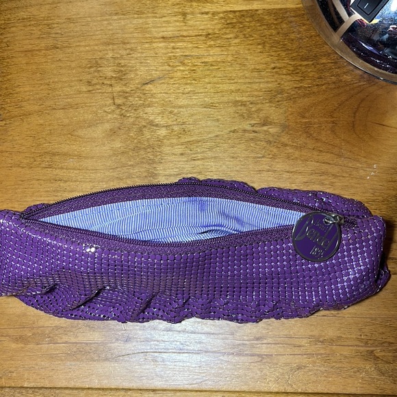 Henri Bendel RARE Vintage Shiny Mesh Clutch Bag - Picture 3 of 7